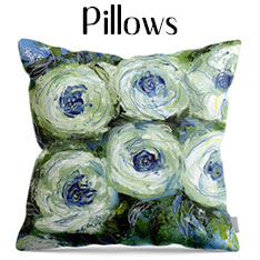 artistic throw pillows